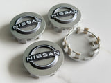 4PCS Nissan Logo Wheel Center Hub Cap BADGE Rim 54MM 64MM