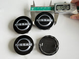 4PCS Nissan Logo Wheel Center Hub Cap BADGE Rim 54MM 64MM