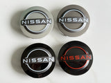 4PCS Nissan Logo Wheel Center Hub Cap BADGE Rim 54MM 64MM