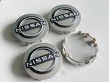 4PCS Nissan Logo Wheel Center Hub Cap BADGE Rim 54MM 64MM