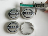 4PCS Nissan Logo Wheel Center Hub Cap BADGE Rim 54MM 64MM