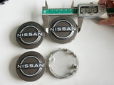 4PCS Nissan Logo Wheel Center Hub Cap BADGE Rim 54MM 64MM