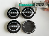 4PCS Nissan Logo Wheel Center Hub Cap BADGE Rim 54MM 64MM