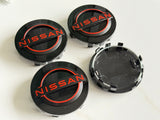 4PCS Nissan Logo Wheel Center Hub Cap BADGE Rim 54MM 64MM