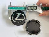4PCS 62mm Lexus Wheel Center Hub Caps Badge BLACK & SILVER