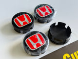 New! 4Pcs Honda Wheel center Hub Caps Badge 57mm