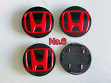Set of 4 Honda Wheel Center Hub Caps Badge 61mm 62mm