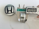4pcs Honda Wheel Centre Caps Silver Black Long Clips Hub Caps Badge 56mm