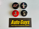 4pcs 54mm Cobra Snake ST Ford ST Fiesta Mustang Logo Wheel Centre Cap Badges