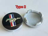 4pcs 54mm Cobra Snake ST Ford ST Fiesta Mustang Logo Wheel Centre Cap Badges