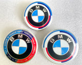 1 X MODIFIX | BMW M Performance 50th Anniversary Emblem Badge Centre Caps 82MM 74MM