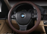 38cm Universal Car steering wheel cover High quality leather x1