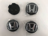 Set of 4 HONDA wheel caps 57mm black