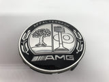 Set of 4 Mercedes Benz AMG Emblem for alloy wheels 75mm