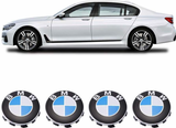 4 X 68mm Center Cap BMW Sports badge alloy wheels