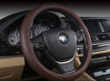 38cm Universal Car steering wheel cover High quality leather x1