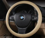 38cm Universal Car steering wheel cover High quality leather x1