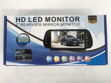 7 Inch Rear view Mirror LCD Monitor / HD/ AV / BT/ LED/ USB/ MP5
