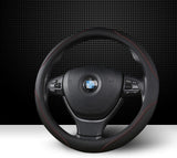 38cm Universal Car steering wheel cover High quality leather x1