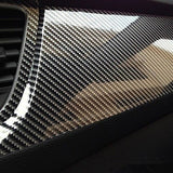 1m x 1.52m 5D Gloss Carbon Fiber Wrap Vinyl Bubble Free & 2x Blade to Cut