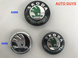 4Pcs Skoda Octavia wheel center cap badge 65mm