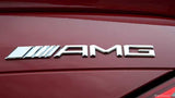 Chrome AMG Emblem Badge Rear Trunk Decal A B C E S CL SL ML CLK CLS SLK