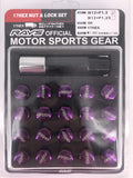 Wheel Nuts NUT & LOCK SET M12* 1.5,M12*1.25