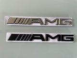 Chrome AMG Emblem Badge Rear Trunk Decal A B C E S CL SL ML CLK CLS SLK