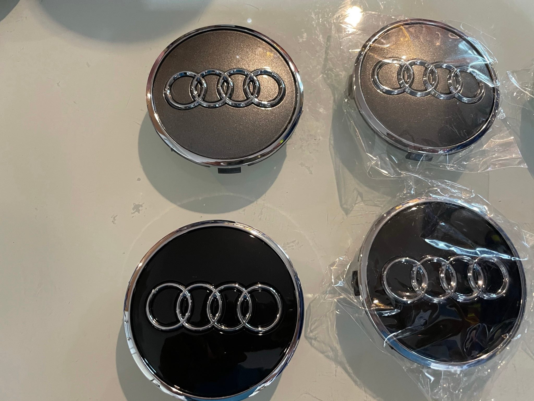 59mm 60mm Audi 4 X Wheel Center Hub Cap Badge alloy wheels – Auto Guys Group