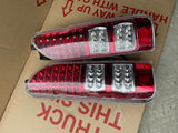 Pair LED Taillights Tail Light for Toyota Hiace 2005 - 2020