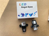 Pair LED Angel Eye Headlight For BMW E90 E91 White Lights Bulb Lamp