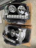 Pair LED Head lights for Toyota Hiace H200 TRH KDH 2010-2014