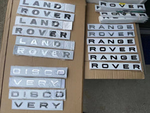 Land Rover Bonnet Boot Decal RANGE ROVER DISCOVERY