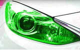 1 Meter GREEN DRAGON EYES NEO CHROME HEADLIGHT TINT VINYL FILM LENS with 2x Blad