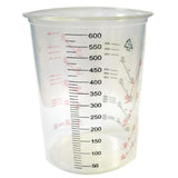 PAINT MIXING CUP 600ML 50Pack