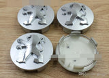 Set of 4 Peugeot - Alloy Wheel Centre Hub Caps Face 60mm