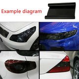 1 Meter Dark Smoke Black Tint Film Headlights,Tail lights Car Vinyl Wrap