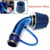 Universal Car Cold Air Intake Filter Alumimum Induction Kit Pipe Hose System